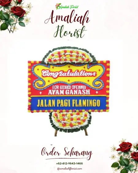 Sewa Papan Bunga Pintu Pohan Meranti